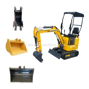 Jardin Digger Farm Mini pelle 1800kgs 1.8ton Micro Mini pelle sur chenilles meilleur prix